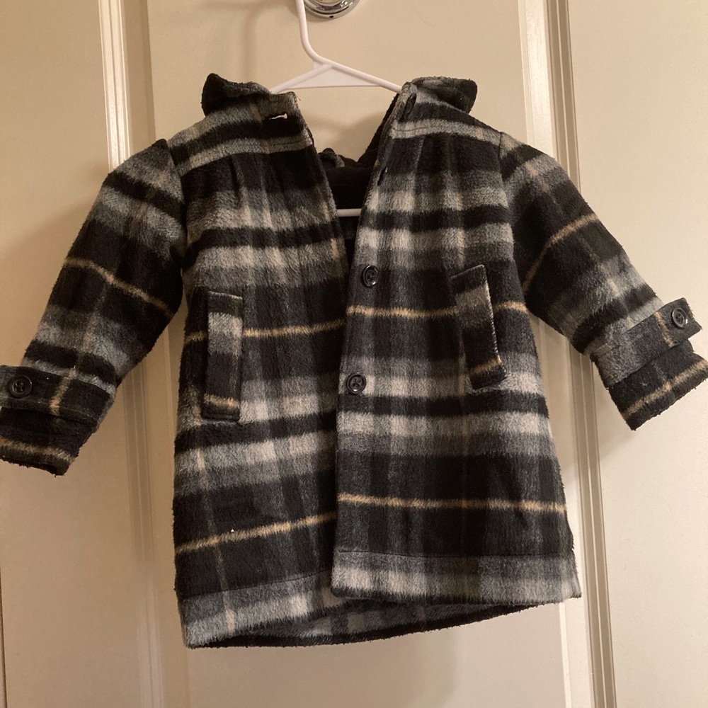 Baby Gap Plaid Coat/Jacket, size 2 - Picture 1 of 3